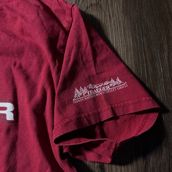 Mens‎ Oklahoma OU Traeger Grills Team Graphic T Shirt Red M/M/M - Picture 4 of 6